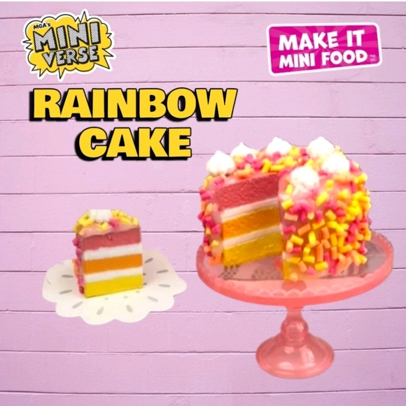 MGA Entertainment Other - Miniverse Make It Mini Rainbow Cake